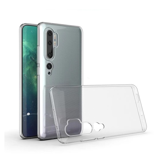 Capa de Silicone 360º para Xiaomi Mi CC9 Pro/Mi Note 10/Mi Note 10 Pro Transparente